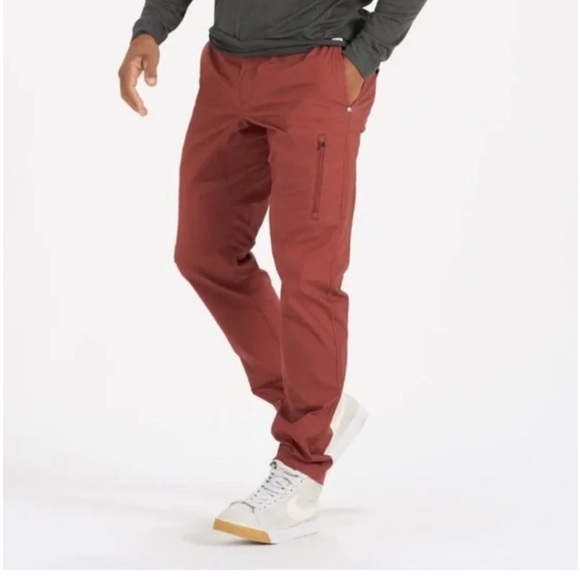Vuori Men’s Ripstop Climber Pant in Red Clay V412, ‎ Sz M - Picture 1 of 13